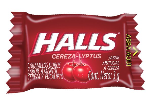halls caramelo cereza 3 g