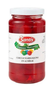 Cerezas marrasquino santis rojo 283gr