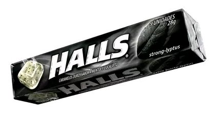 Halls barra negro