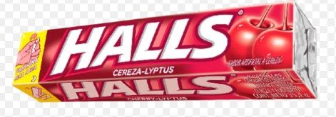 Halls barra cereza