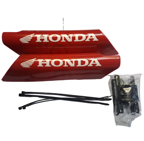 HONDA - PROTECTOR DE BARRA ROJO/BLANCO - TOKYO