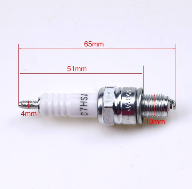 BUJIA C7HSA BUJIA C7HSA (BOXER/Platino/HONDA CJ125/XL100/C100/C70/C90/XL100/Splendor/Eco/Wind 125, AKT 110)