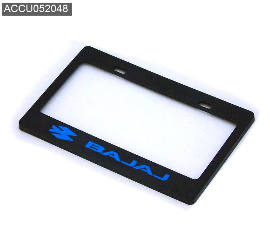 MARCO DE PLACA BAJAJ NEGRO/AZUL