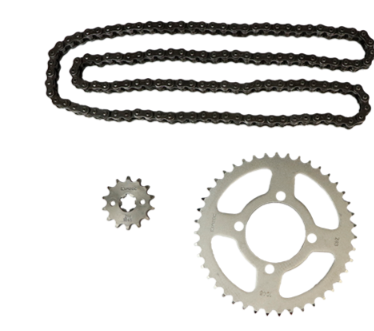 YBR125 - KIT DE SPROCKT 14/43T - KIMTEC