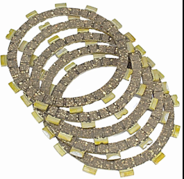 GN125/EN125 - SET DE DISCOS DE CLUTCH - KIMTEC