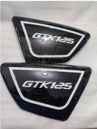 GTK125 - SET DE TAPADERAS NEGRO - TRMJ
