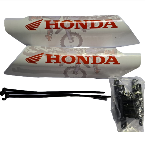 HONDA - PROTECTOR DE BARRA BLANCO/ROJO - TOKYO