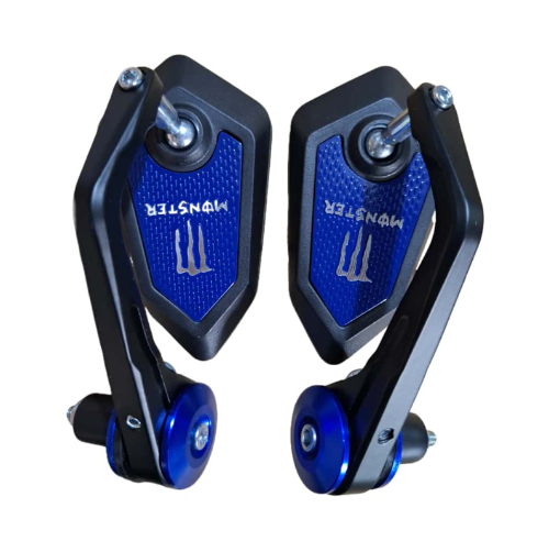SET DE ESPEJOS MOSTER AZUL - KIMTEC