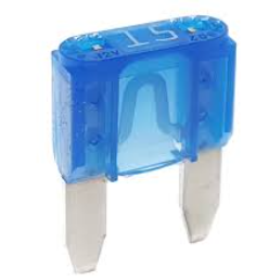 SET DE (10) FUSIBLES DE ESPIGA 15AMP - KIMTEC