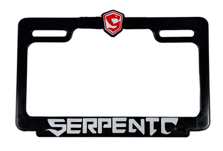 MARCO DE PLACA MOTO 3D SERPENTO