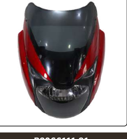 PULSAR180 - FAROL COMPLETO ROJO - JTK