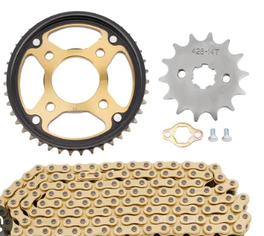 FIRE 125 - KIT SPROCKET 42T/14T GOLDEN - JTK