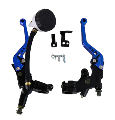 Set de bomba de freno metalica azul - JTK