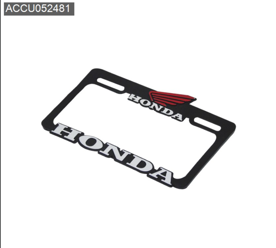 MARCO PLACA MOTO 3D HONDA