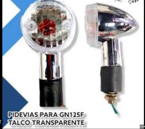 GN125F - SET DE PIDEVIAS CLAROS - JTK