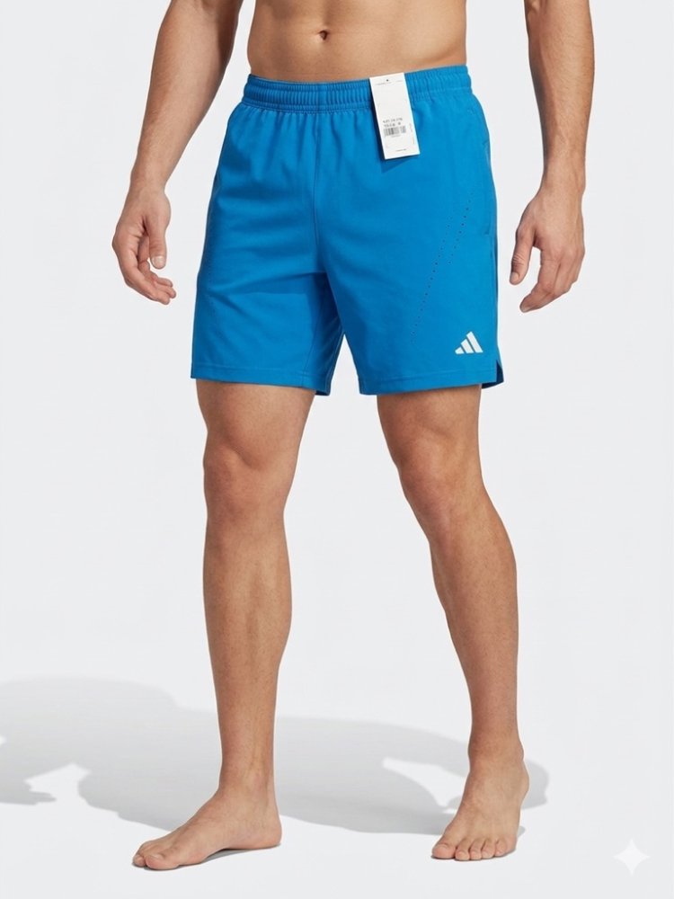 Short XL azul rey con licra ADIDAS
