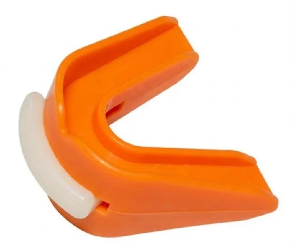 Protector bucal doble anaranjado  adulto JOGGER