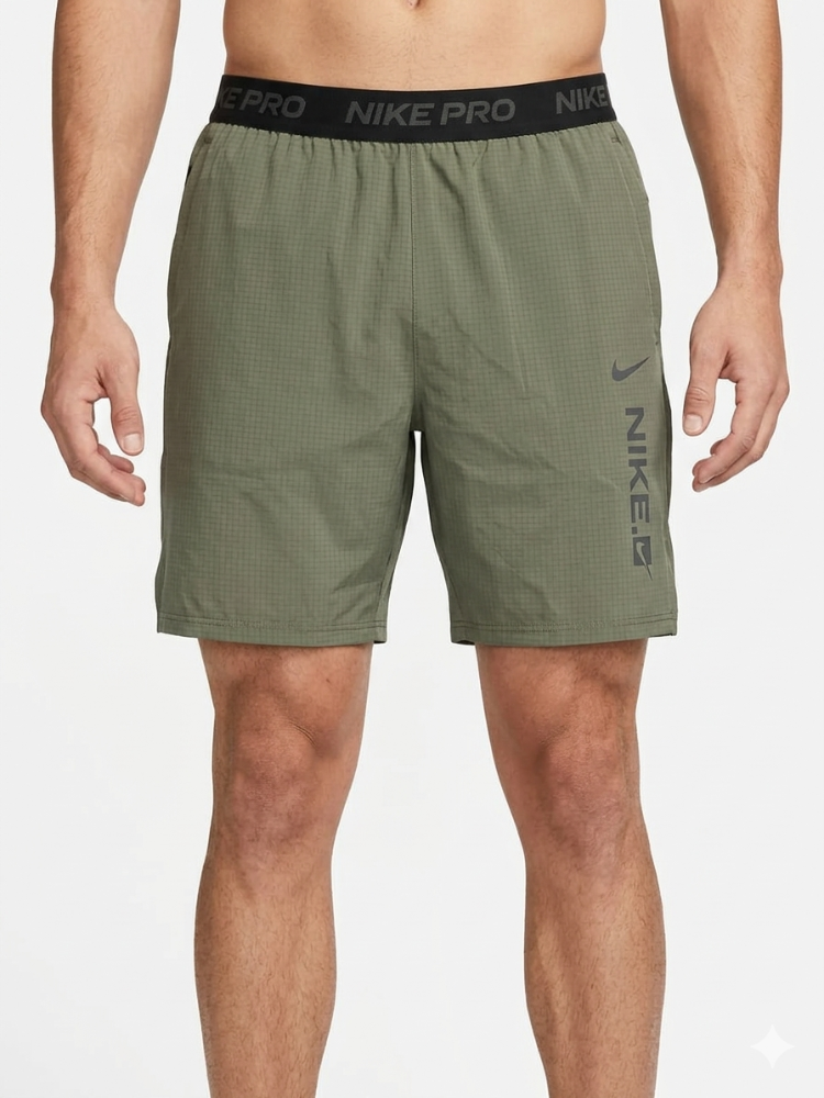Short 2XL verde oliva sin licra NIKE