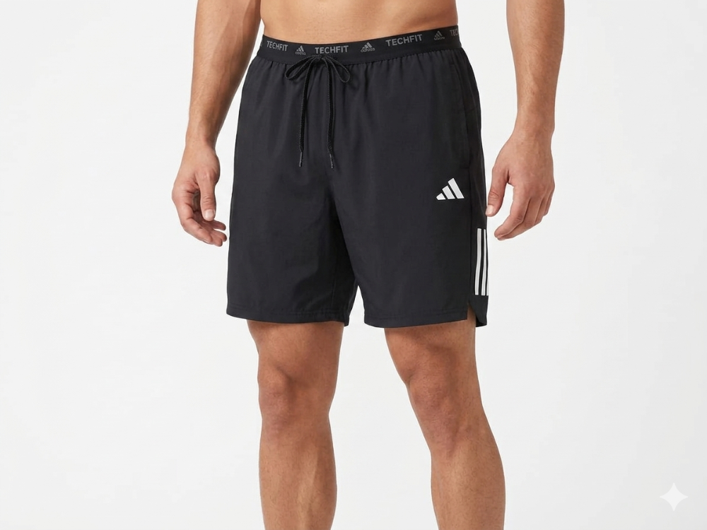 Short 2XL negro sin licra ADIDAS