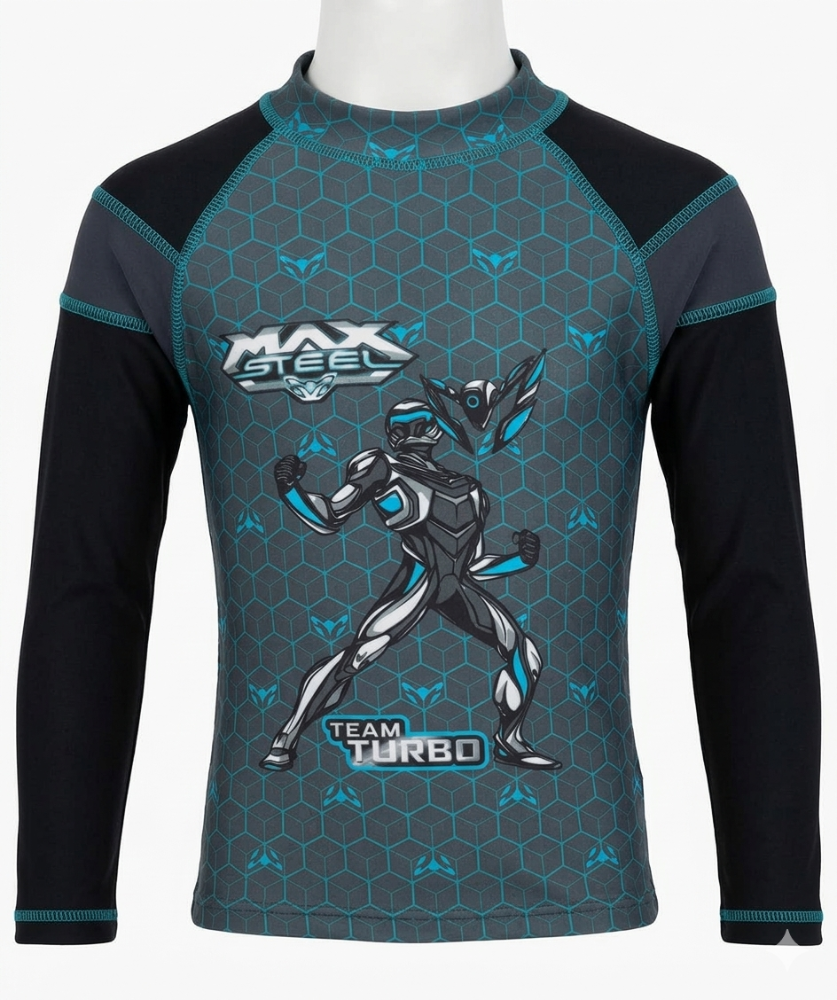 Suéter T6 azul estampado