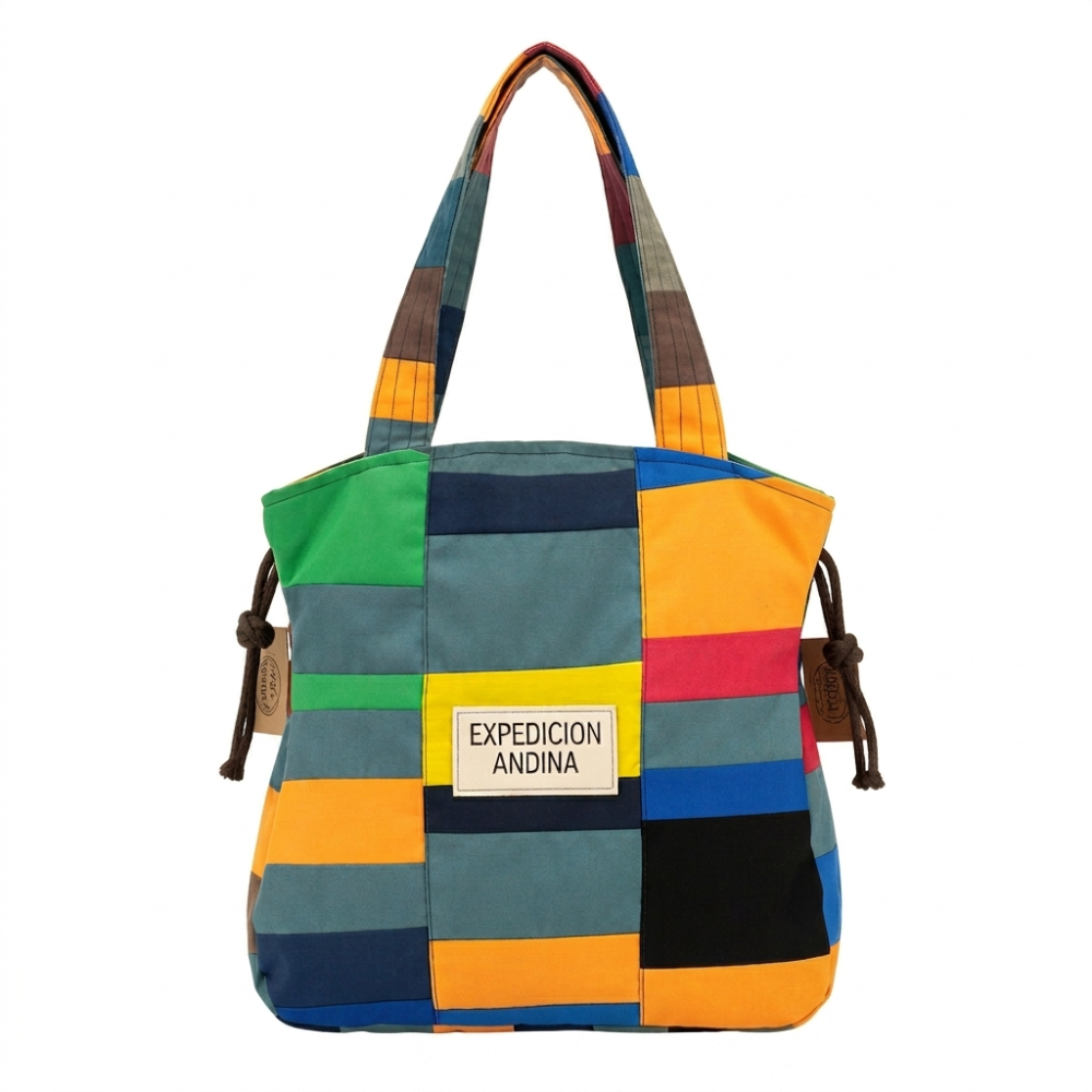 Bolso cuadros colores EXPEDICION ANDINA
