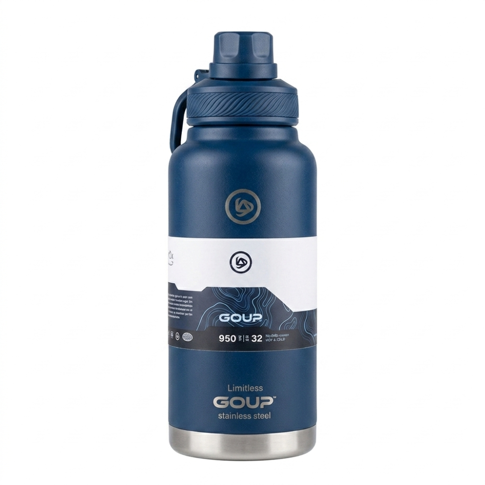 Termo azul marino 950ml GOUP