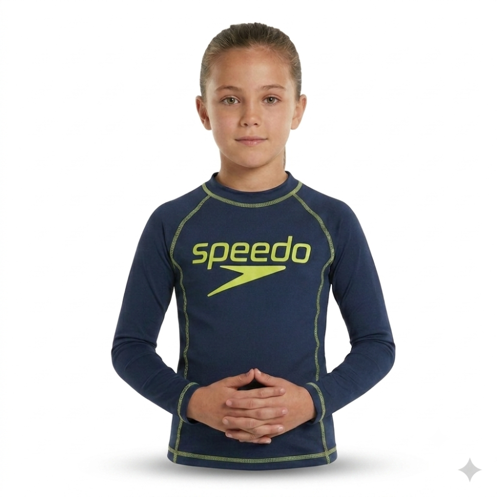 Suéter XL  SPEEDO azul/verde (Junior)