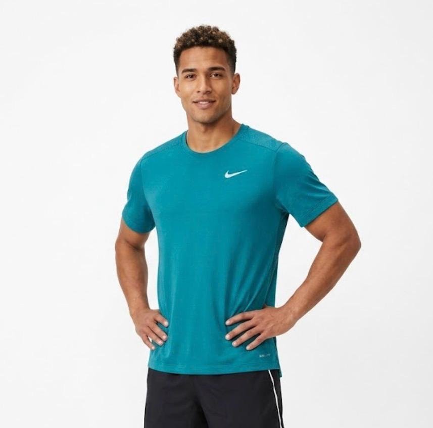 Franela NIKE verde turquesa M