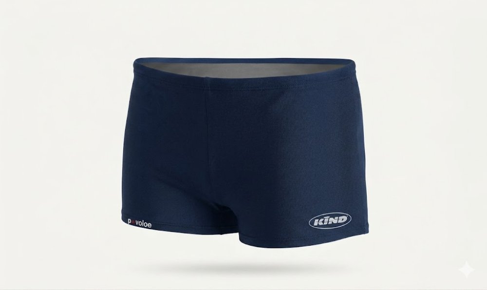 HIND 38 Traje de baño boxer azul