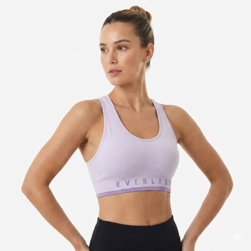 Top XS morado claro EVERLAST