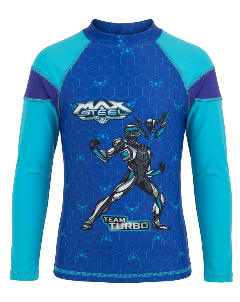 Suéter T6 azules estampado