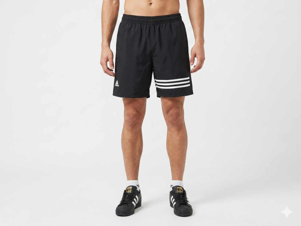 Short 3XL negro sin licra ADIDAS
