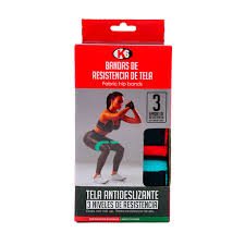 Bandas de resistencia de tela k6