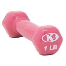 Mancuerna 1lb de vinil K6 1 Lb