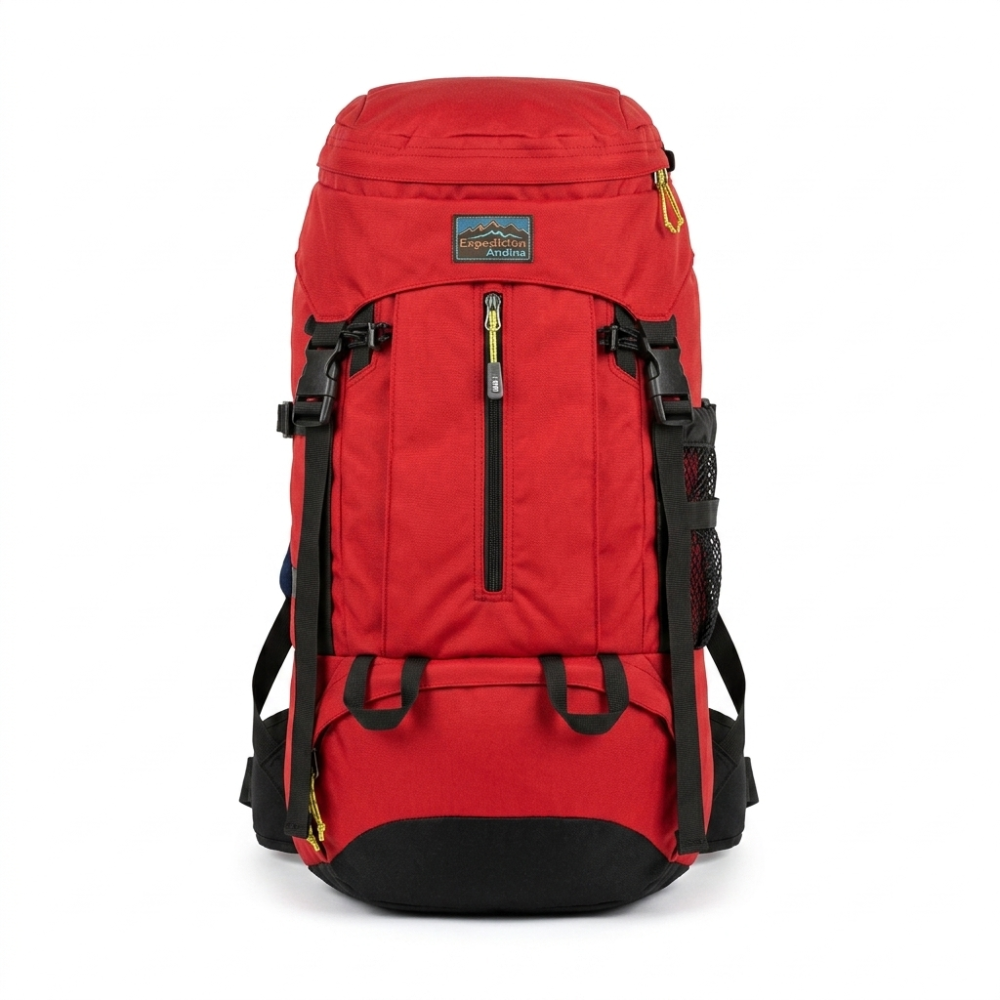 Morral rojo de montaña EXPEDICION ANDINA  60lts