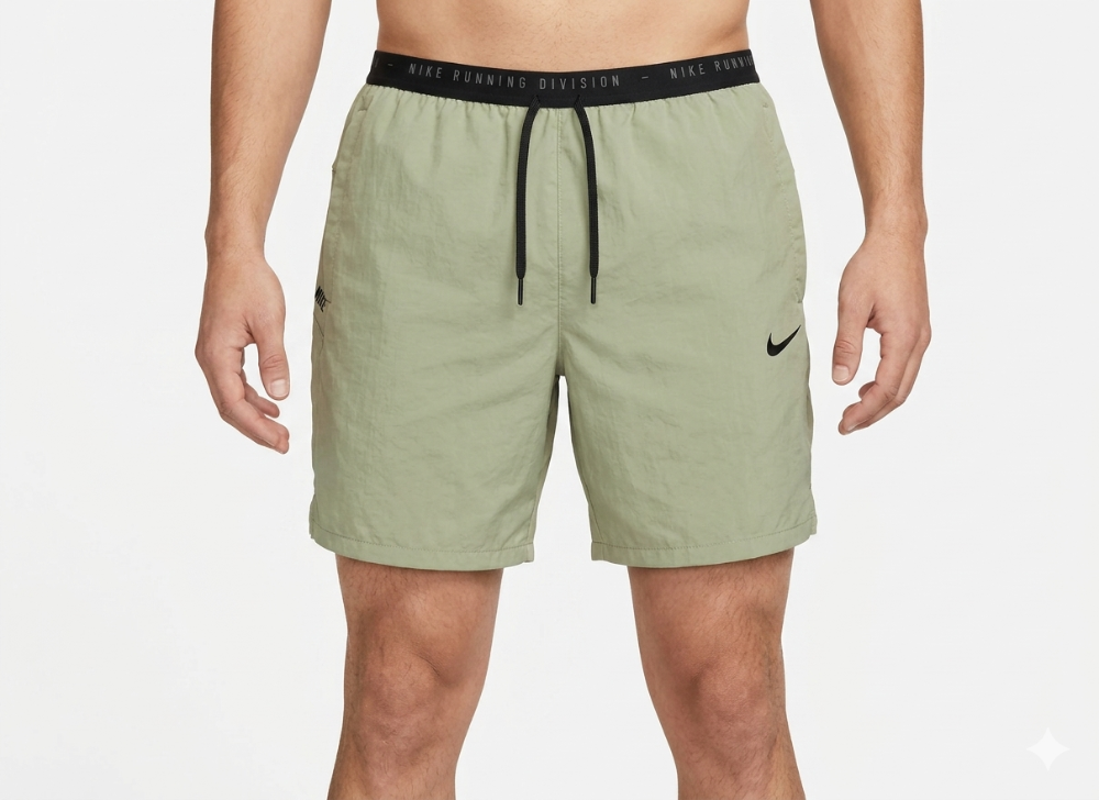 Short XL verde oliva claro sin licra NIKE