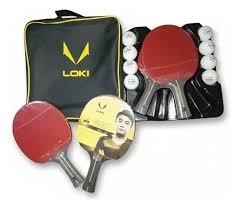 Juego de raqueta de ping pong LOKI