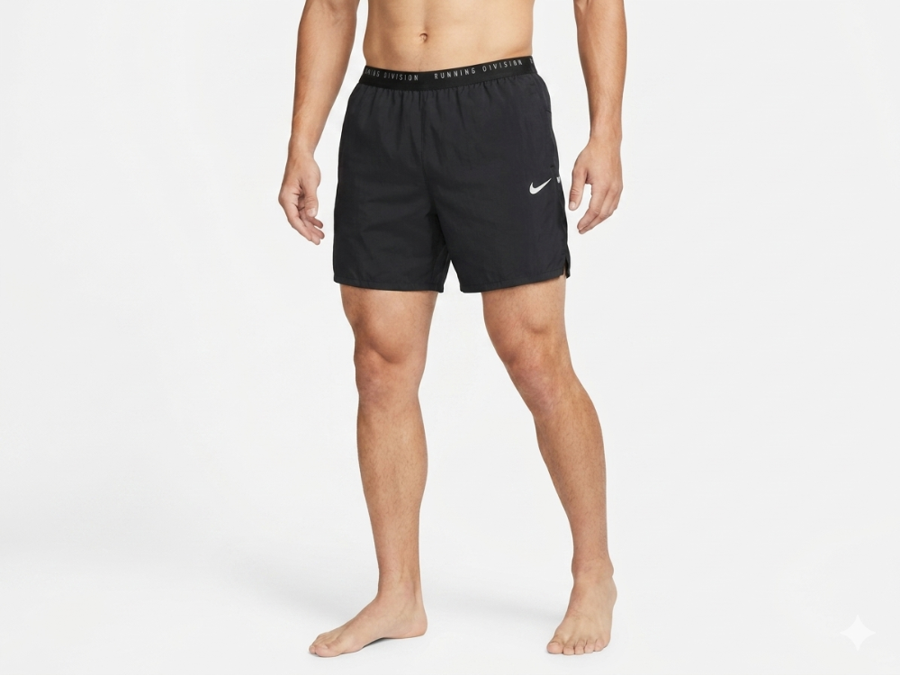 Short 2XL negro sin licra NIKE con pretina elástica