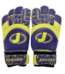Guante 11 arquero JOGGER morado/verde