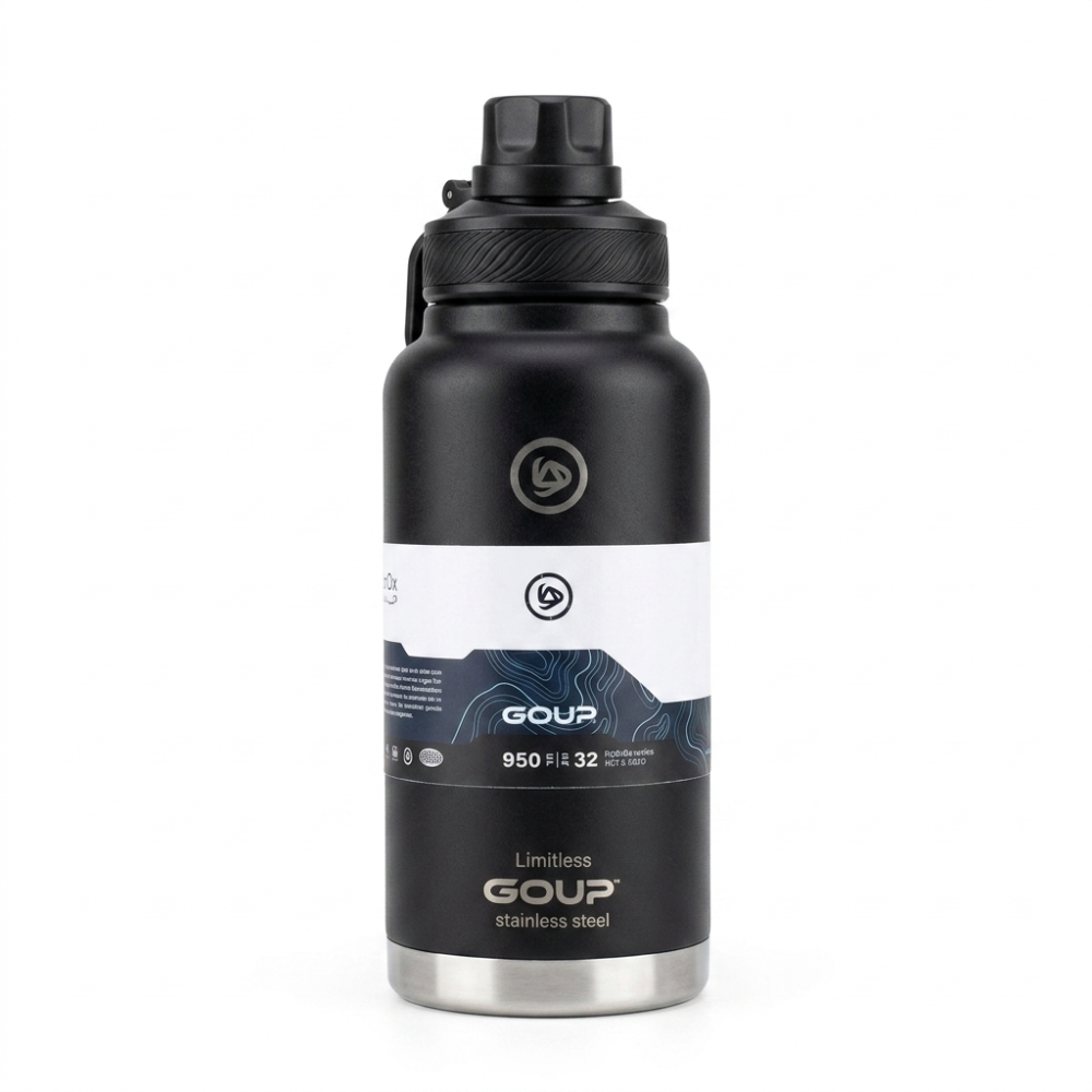 Termo negro 950ml GOUP