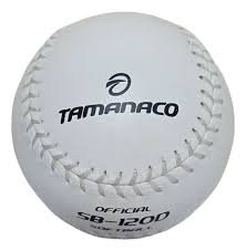 Pelota softball blanca diamante SB120D