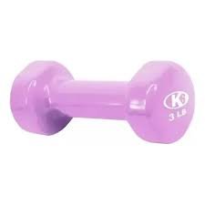 Mancuerna 3lbs de vinil K6