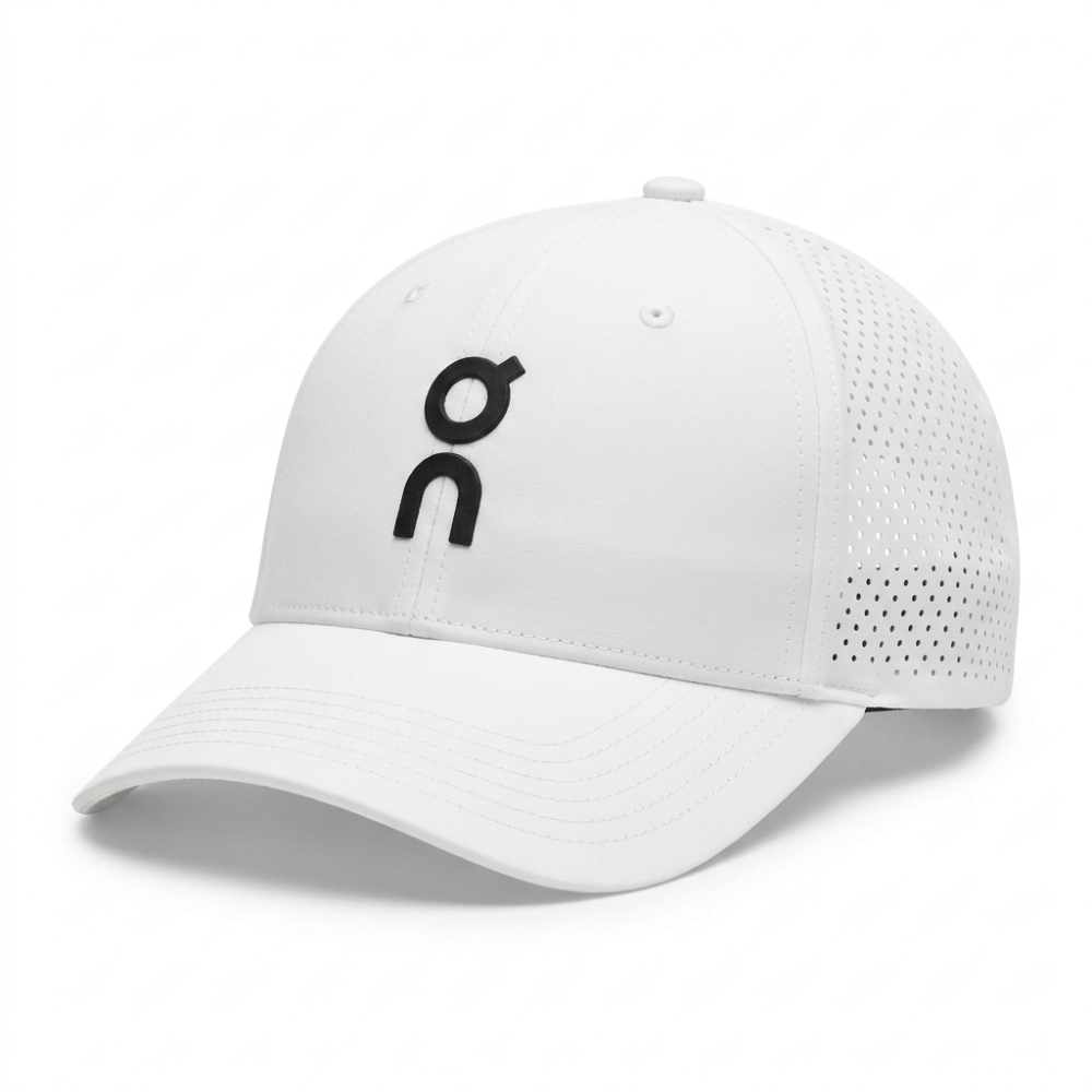 Gorra blanca OU logo negro