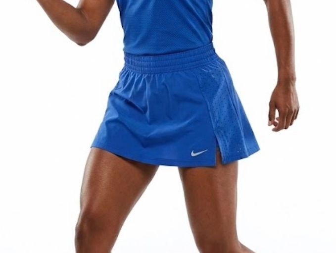 Falda short azul S NIKE