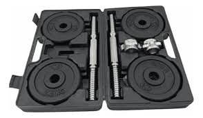 Set de mancuernas de hierro 15 kg K6