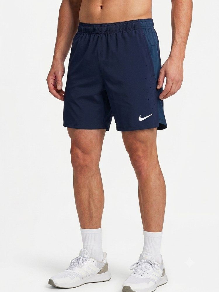 Short XL azul marino con licra NIKE