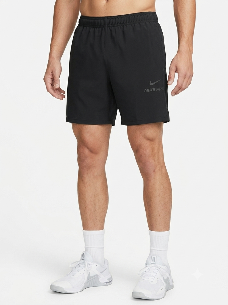 Short L negro con licra NIKE PRO