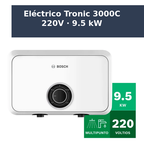 Eléctrico Tronic 3000C 220V 9.5Kw