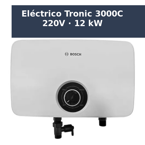 Eléctrico Tronic 3000C 220V 12Kw