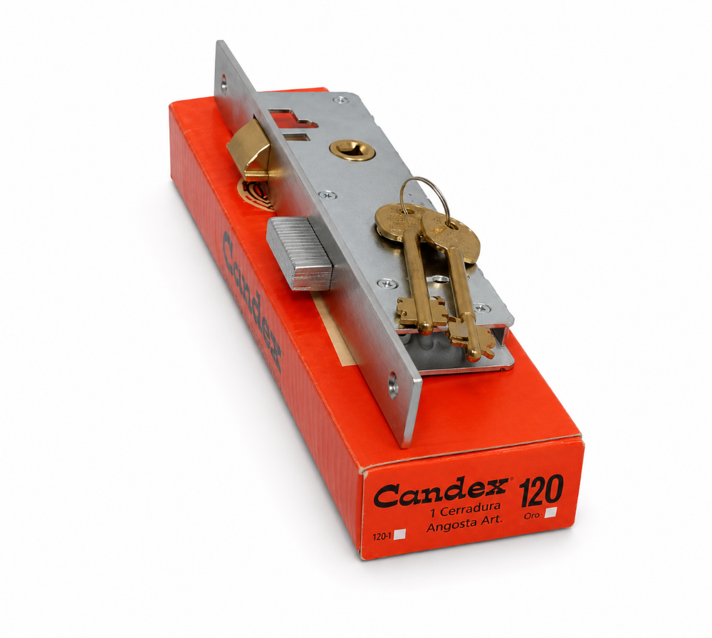 120 CANDEX CERRADURA BATIENTE ANGOSTO